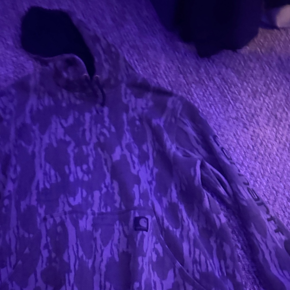 Carhartt Black and Gray Loose Fit Hoodie